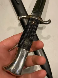 Original tysk brand udgangsbajonet - ww2