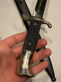 Original tysk brand udgangsbajonet - ww2