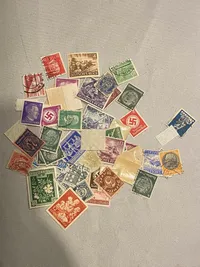 Lot originale tyske frimærker - ww2