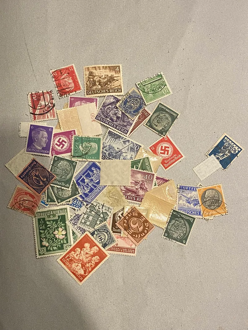 Lot originale tyske frimærker - ww2