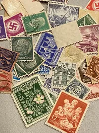 Lot originale tyske frimærker - ww2