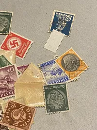 Lot originale tyske frimærker - ww2