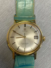 Originalt Swiss made Omega Seamaster De Ville - virker og med god gangreserve - optrækskrone muligvis udskiftet - dette er dog gjort af urmager hvis tilfældet