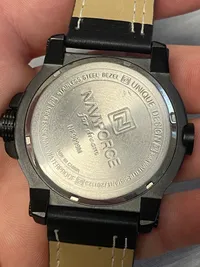 Stort originalt Naviforce ur - virker, men skal have nyt batteri
