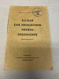 Original tysk ww2 bog - godt stemplet med tjenestested