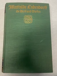 Original tysk ww2 bog skrevet af Mathilde Ludendorf (general Ludendorfs hustru)