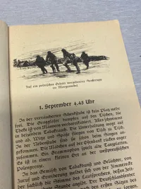 Sjælden original tysk bog fra 1939 “Sluss mit Polen” (slut med Polen)