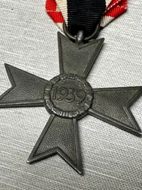 Originalt Tysk WW2 KVK uden sværd