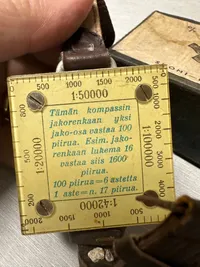 Originalt Finsk WW2 militær kompas til Piloter