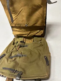 WW2 German M39 "PONY FUR" ARMY BACKPACK - tornister - with straps Ostsee !!! 1942 dateret