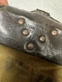 WW2 German M39 "PONY FUR" ARMY BACKPACK - tornister - with straps Ostsee !!! 1942 dateret
