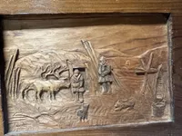 Originalt WW2 skyttegravskunst fra Lapland
