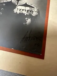 Originalt Signeret foto af Christian X, dateret april 1933