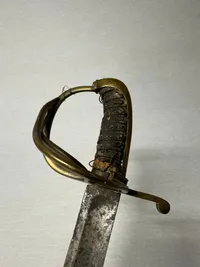 Original Dansk artilleri sabel en såkaldt Stralsund sabel