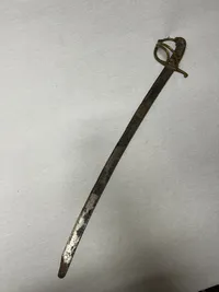 Original Dansk artilleri sabel en såkaldt Stralsund sabel