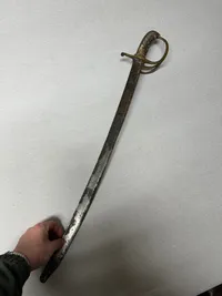 Original Dansk artilleri sabel en såkaldt Stralsund sabel