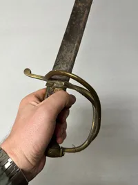 Original Dansk artilleri sabel en såkaldt Stralsund sabel