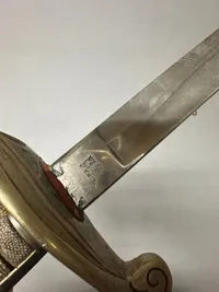 Original Dansk 1858 officerssabel