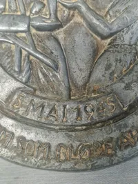 Original dansk befrielses plakette