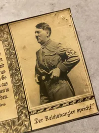 Originalt tysk Adolf Hitler postkort