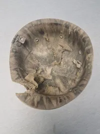 Original Irakisk krigsskadet hjelm, hjembragt af Dansk Officer