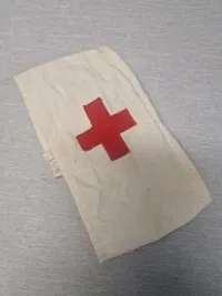 Originalt Engelsk  røde kors armbind