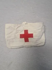 Originalt Engelsk  røde kors armbind