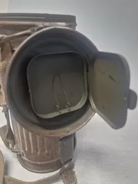 Original tysk gasmaske beholder