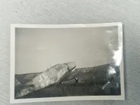 Danmark: Originale fotos -af tyske flyvemaskiner på flyvestation Skrydstrup, maj 1945
