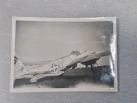Danmark: Originale fotos -af tyske flyvemaskiner på flyvestation Skrydstrup, maj 1945