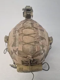 Original sjælden komplet taktisk hjelm brugt i Irak krigen