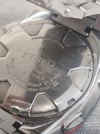 Seiko Sportura Sort/Stål Ø41 m helt nyt batteri nypris 3.750 kr