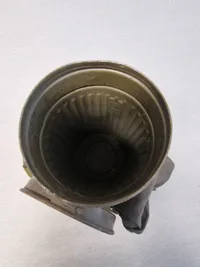 Original tysk gasmaske beholder med “gaspose”