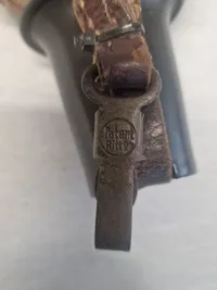 Original tysk feltflaske med kop