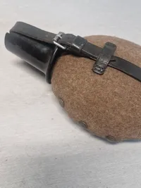 Original tysk feltflaske med kop