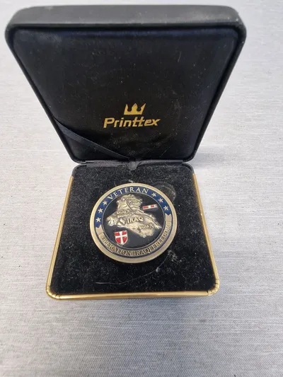 Dansk Iraq Challenge coin