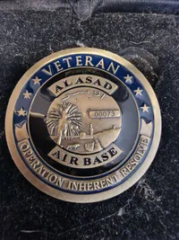 Dansk Iraq Challenge coin