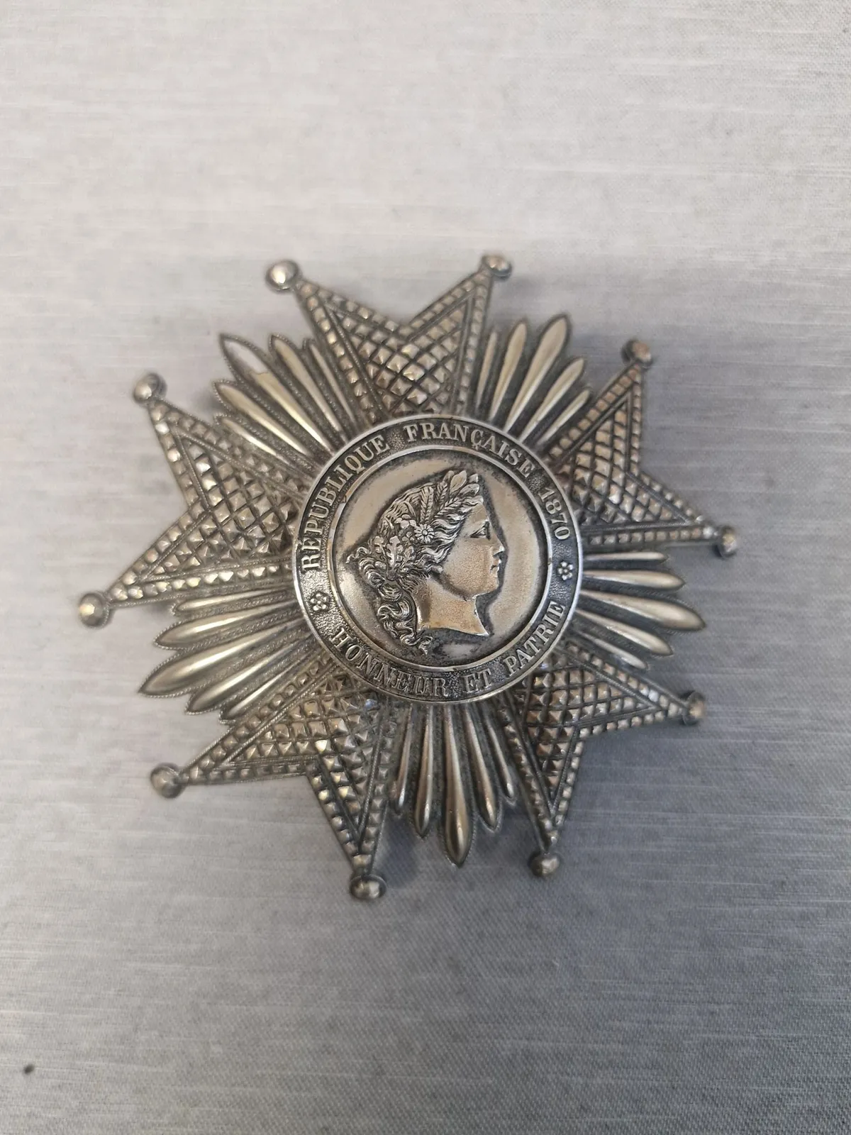 Original France, III Republic. An Order Of The Legion Of Honour, I Class Knight Grand Cross Star, C.1915