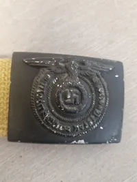 Waffen-SS bælte med spænde - Postwar