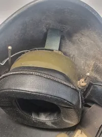 Original Dansk kampvognshjelm/Telehjelm