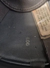 Original Dansk kampvognshjelm/Telehjelm