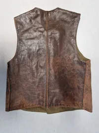 Original Engels WW2 lædervest for motorordonans