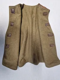 Original Engels WW2 lædervest for motorordonans