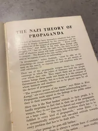 Sjældent originalt hæfte fra 1930’erne som fortæller om nazismen
