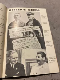Sjældent originalt hæfte fra 1930’erne som fortæller om nazismen