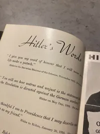 Sjældent originalt hæfte fra 1930’erne som fortæller om nazismen