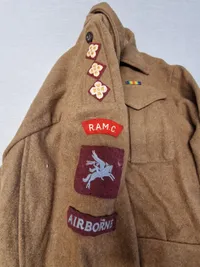Originalt engelsk battledress