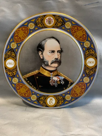 Kong Christian IX plakette - B&G