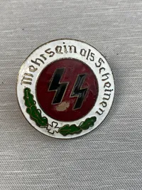 Tysk Waffen SS badge - Postwar