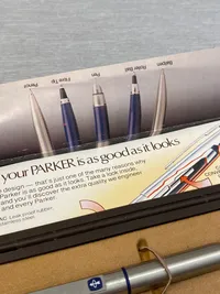 Parker pen m. ekstra blæk